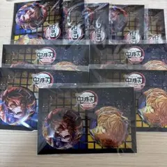 鬼滅の刃 キービジュアル缶バッジセット 我妻善逸　獪岳　10点セット