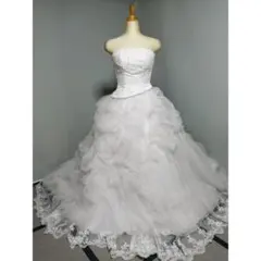 み*！様 [263] ウエディングドレス ５～７号サイズ 中古