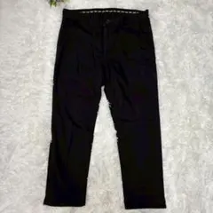 【エドウィン】33 EXM32 ブラック ストレートパンツ 日本製 メンズ 黒のサムネイル