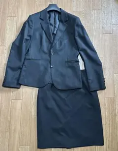 AOKI LES MUES Femme スカートスーツ　セット　黒　ブラック