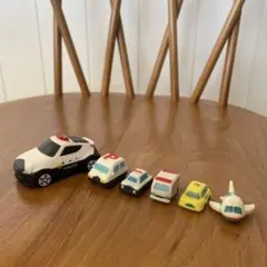 バスボール トミカ まとめ売り 乗り物 パトカー ミニチュア 飛行機 タクシー