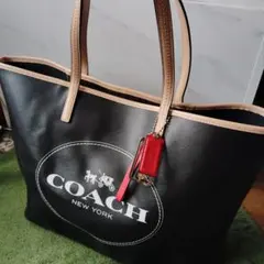 COACH ブラック トートバッグ