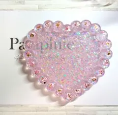 ゼリーみたいなハートのポコポコトレイ