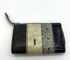 TAKEO KIKUCHI タケオキクチ レザーキーケース ラウンドファスナー