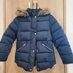 Zara Kids ネイビー ダウンコート 10サイズ