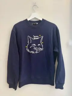 maison kitsuné 猫刺繍 トレーナー - メルカリ