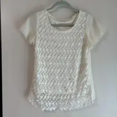 【PATTERN】レース半袖ブラウス