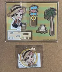 まるくじ Aloha vibesアクリルジオラマ アクリルキーホルダー 虎杖悠仁