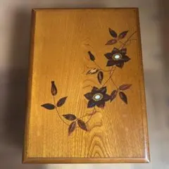 木製 硯箱 蒔絵 花文様 漆器 文箱 - メルカリ
