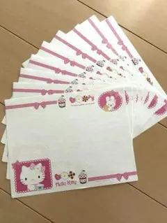 ハローキティ 便箋9枚 산리오
