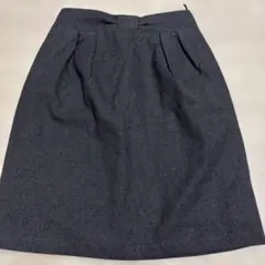 ロペピクニック　ダークグレー タイトスカート ひざ丈
