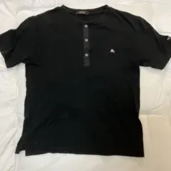 BURBERRY BLACK LABEL ヘンリーネック 半袖Tシャツ ブラックのサムネイル
