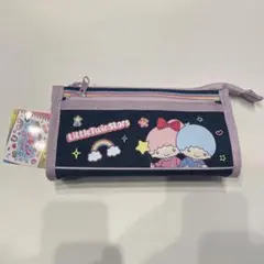リトルツインスターズ キキララ　デニムポーチ 胸キュンメモリーズ　新品　筆入れ