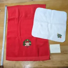 ホットマン　クリスマス　ハンカチ　2枚セット