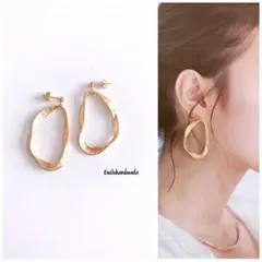 【No.253】ハンドメイド　ピアス　イヤリング　シンプル　カジュアル　お洒落