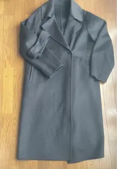 UNIQLO ダブルフェイスロングコート　レディース　Mサイズ　グレー