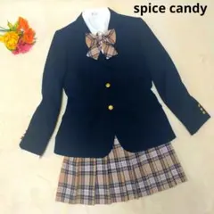 4点セット【美品】スパイスキャンディ 女の子　スーツ　チェック　ベージュ 160