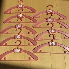 ハローキティ ピンクハンガー 9個セット