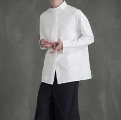 スタンドカラーシャツ　ホワイト