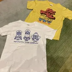 ミニオンTシャツ2枚110㎝120㎝