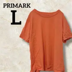 PRIMARK 【L】オレンジ Tシャツ 半袖 無地 シンプル