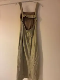 MOUSSY ベージュ キャミワンピース ロング丈