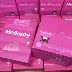 メロジョイ 空き箱 ダンボール ピンクの箱 新しい箱 2個 mellojoy