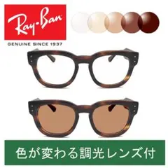 新品正規品 レイバン RB3447 2500調光【クリア⇔ブラウン】RX3447