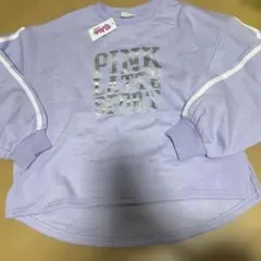 新品　ピンクラテ　トレーナー　女の子　ライン pink latte