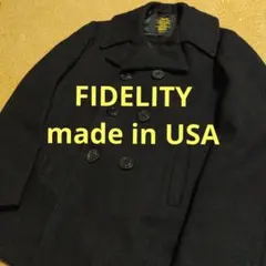 FIDELITY フィデリティ ウールPコート アメリカ製