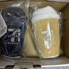 セブンイレブン Happyくじ B賞 セブンカフェぬいぐるみ　２点