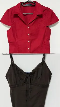 BrandyMelville Red Rue & Brown Arden Topのサムネイル