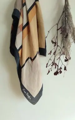 ピエールカルダン　大判スカーフ　73×73　ヴィンテージ