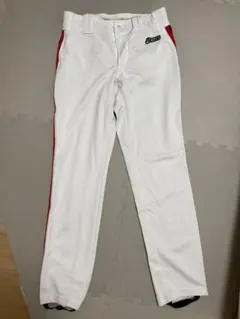 Oasis ベースボールパンツ F0370L ホワイト/レッド