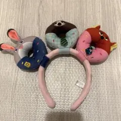 香港　ディズニーカチューシャ　ズートピア　カスタム