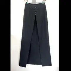 DRIES VAN NOTEN ボタンデザイン ロングスカート ラップスカートのサムネイル