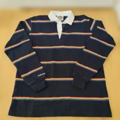 【カナダ製】バテンウェア 長袖ラガーシャツ L ブラウン ポロシャツ 美品 カナダ製】バテンウェア 長袖ラガーシャツ L ブラウン ポロシャツ 美品