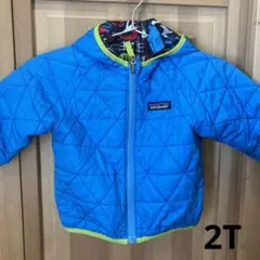 patagonia キッズ ジャケット 青　2T