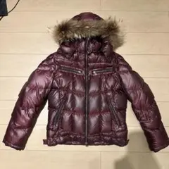 y2k 00s ファーダウンジャケット　丈短　肉厚　お兄系　archive