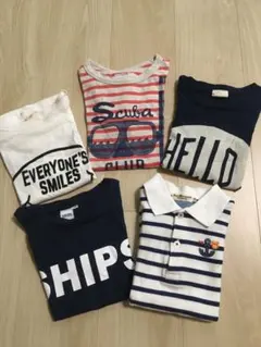 サイズ110 5点セット　半袖　Tシャツ　子供服　ships他