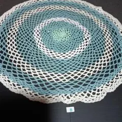 ★【ハンドメイド 円形 ドイリー 　　　⭐落ち着いたカラー4色】のサムネイル