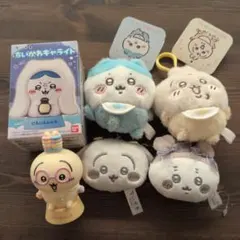 ちいかわ　ベビー　マスコット、ミラー、キャラライト　6点セット