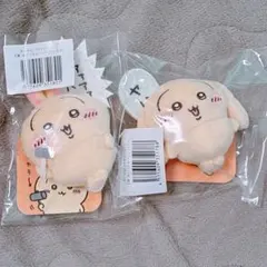 ちいかわ うさぎ うさぎだらけくじ E賞 ぬいぐるみバッジ トンカチ ヤハ