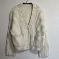 【UNIQLO】JW ANDERSON カーディガン アイボリー 長袖✨美品✨M