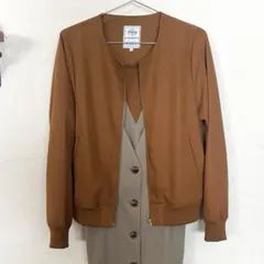 B:MING by BEAMS ノーカラージャケット　ブルゾン