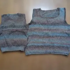 ハンドメイド　ベスト2枚セット