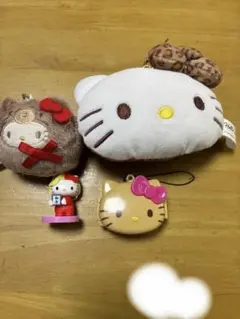 ハローキティ ぬいぐるみ ストラップ フィギュアセット