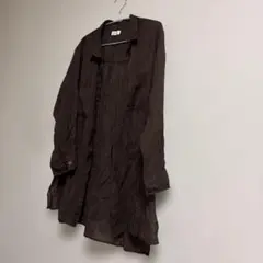 LEPSIM 長袖シャツ ブラウン フリーサイズのサムネイル