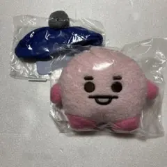 BT21 たっとんぬいぐるみ　SHOOKY ピンク コスチューム　ニット帽