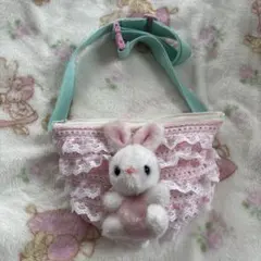 ぬいぐるみbag うさぎ vintage used - メルカリ